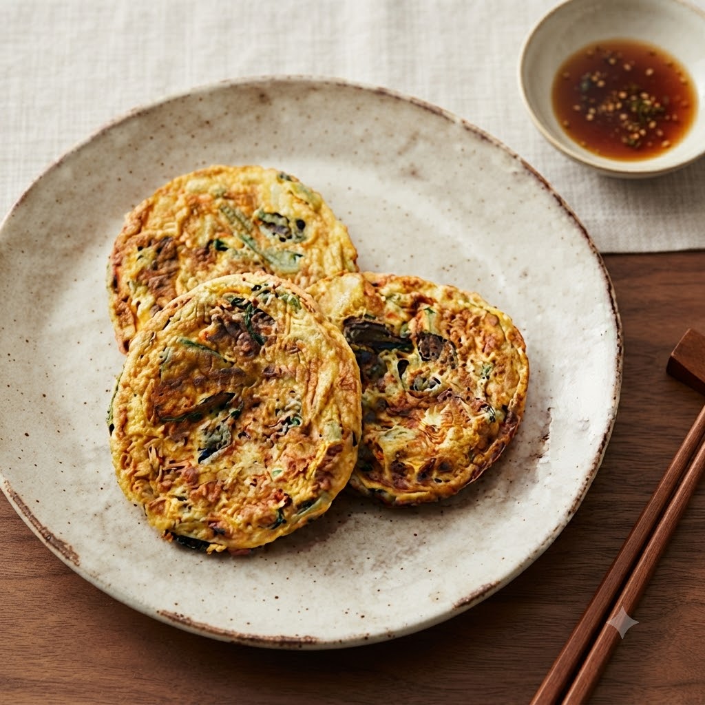 卵とほうれん草のスパニッシュオムレツ